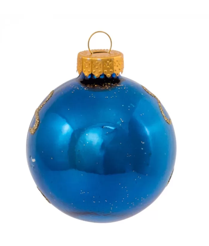 Boutique de Noël Christmas Classics*60Mm Multicolored Glass Reflector Ornaments