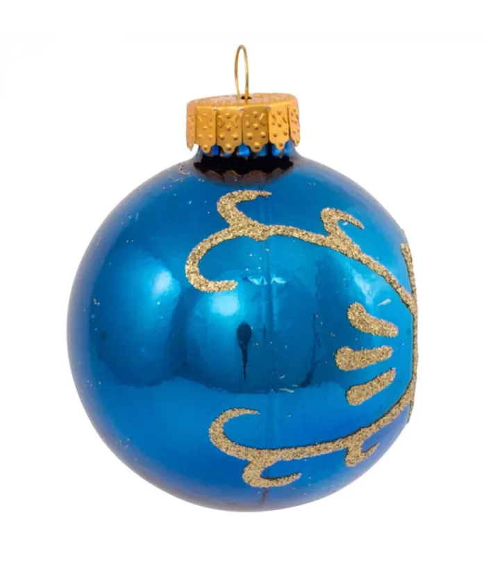 Boutique de Noël Christmas Classics*60Mm Multicolored Glass Reflector Ornaments
