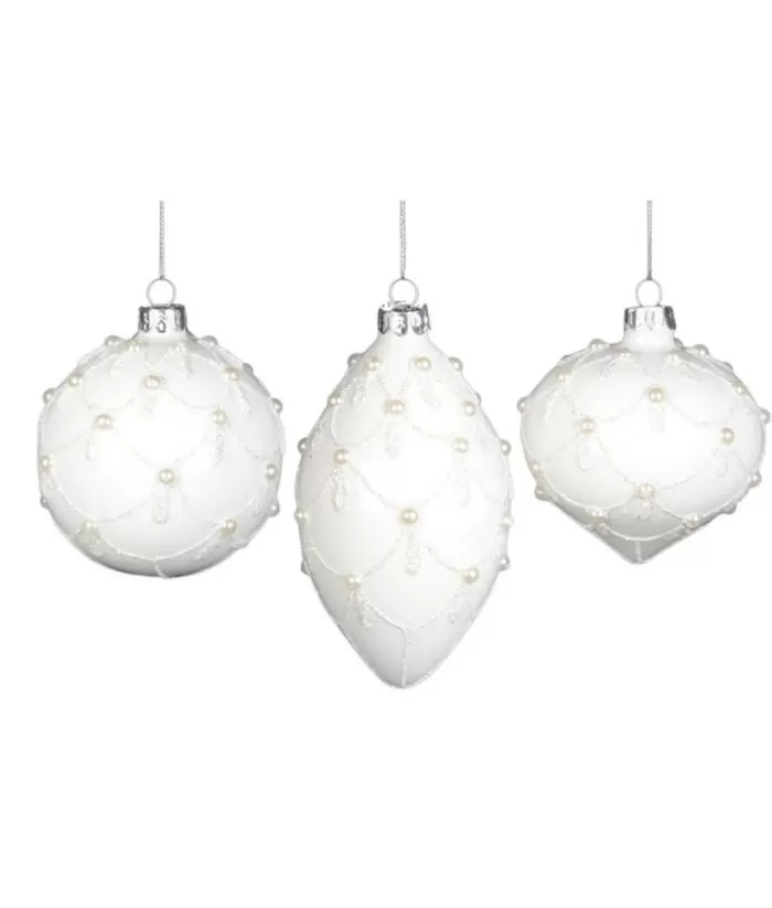 Boutique de Noël Varied Shapes*Glass Finial Ornament