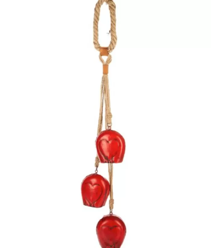 Discount Home Decor, Red Bell Door Hanger Bells