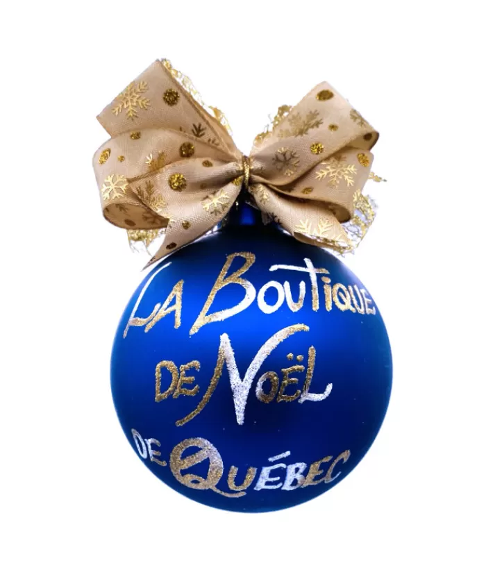 Cheap Limited Edition "La Boutique De Noel De Quebec" Glass Ornament Our Custom Made Souvenirs