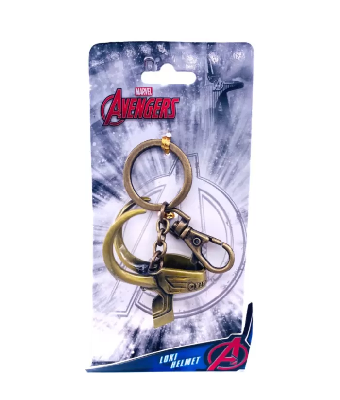 Boutique de Noël Marvel*Marvel Comics Superheroes, Collectible Keyring, Loki'S Helmet, In Pewter, 3D