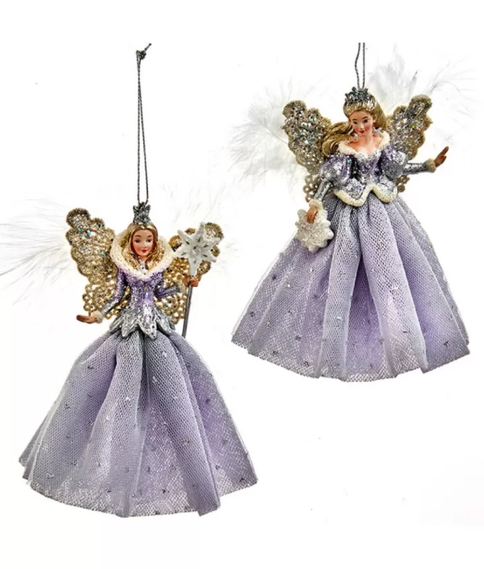 Boutique de Noël Christmas Classics*Ornament, Elegant Snow Queen , In A Lavender And Blue Gown