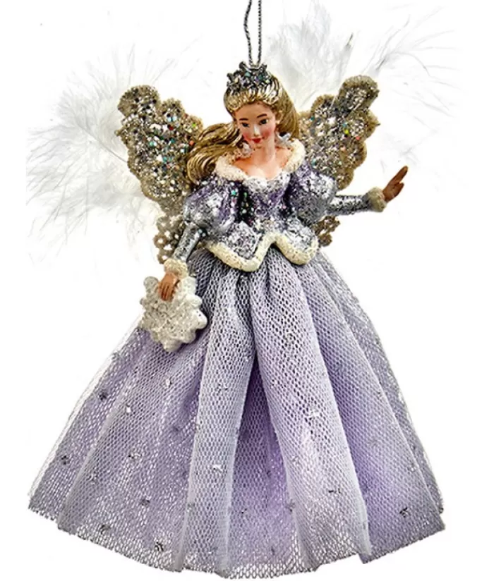 Cheap Ornament, Elegant Snow Queen , In A Lavender And Blue Gown Seasons Of Elegance