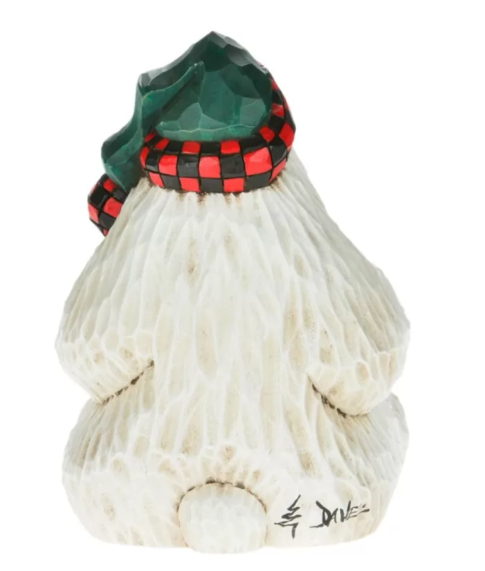 Boutique de Noël Rustic*Ornament, Polar Bear With Toque, Souvenir Of Canada. Designed By Canadian Artist