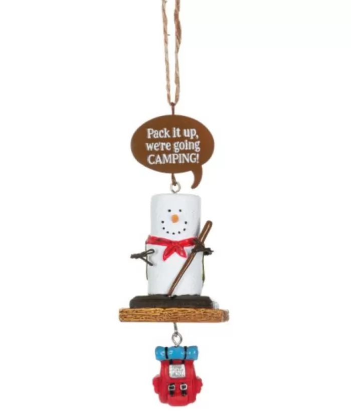 Boutique de Noël Mom'S Kitchen & Bakery*Ornament, S'Mores, Pack It Up, We'Re Going Camping