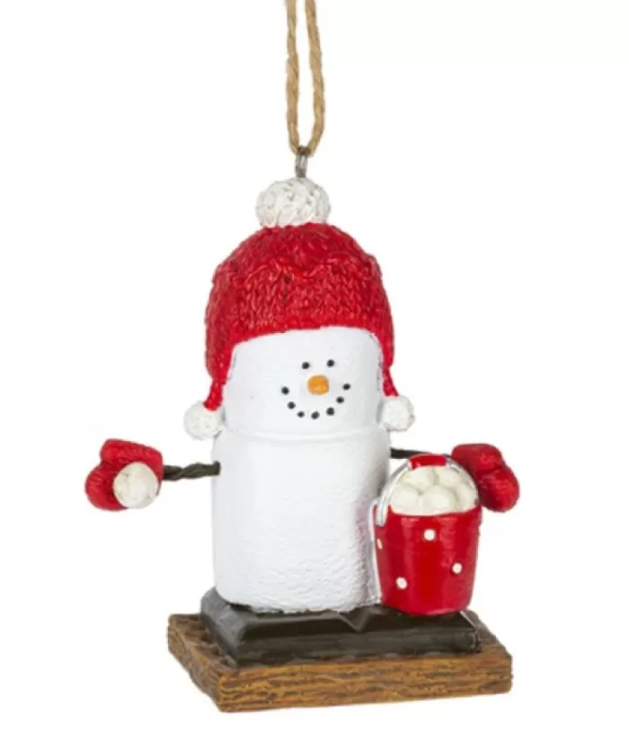 Boutique de Noël Mom'S Kitchen & Bakery*Ornament, S'Mores, Ready For A Snowball Fight