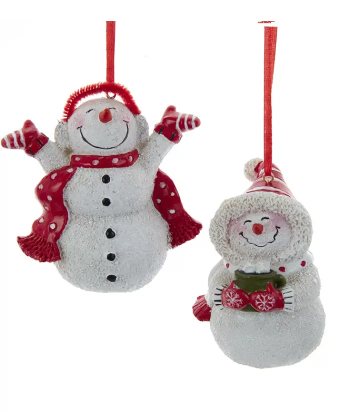 Hot Snowman With Hot Chocolate Ornament Foody & Drinks