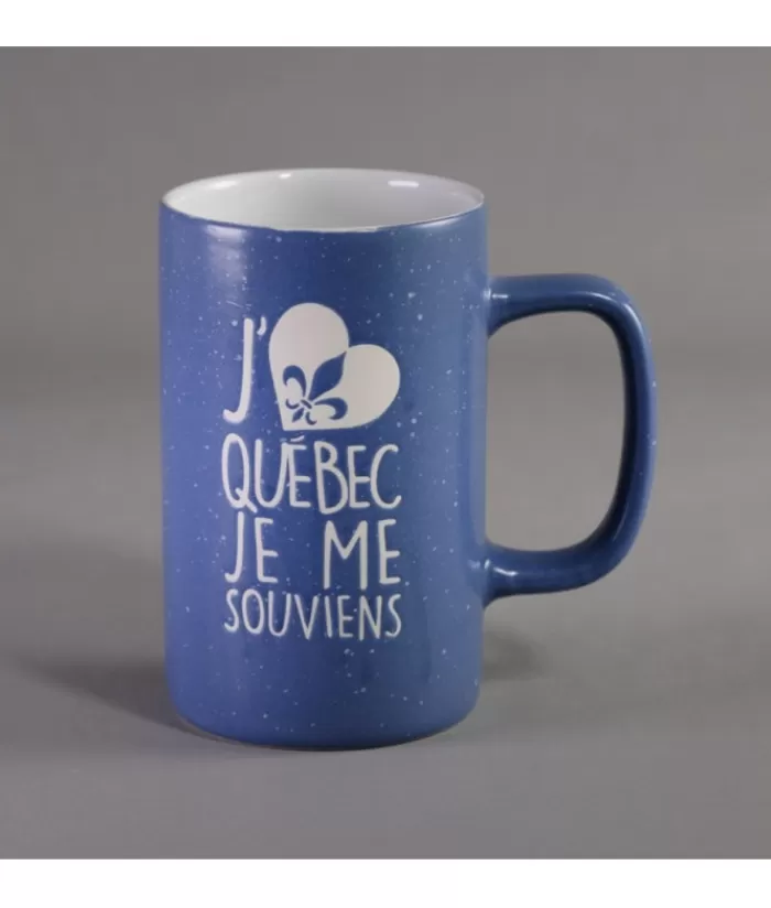 Cheap Souvenir Mug, Fleur De Lys And J'Aime Quebec Motto, Je Me Souviens Tableware Souvenirs