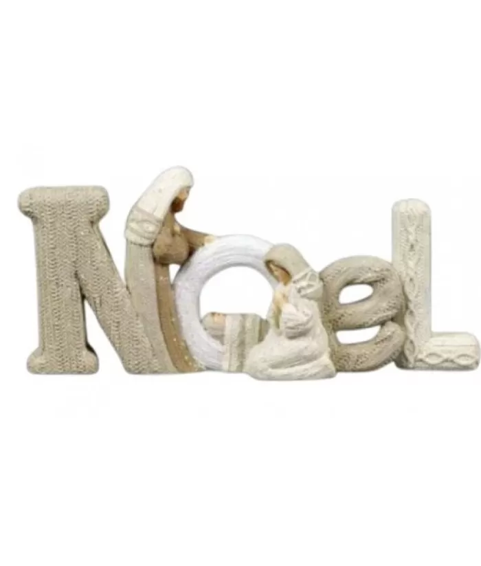 Boutique de Noël Religion*Table Decor, Nativity Scene In Form Of "Noel"