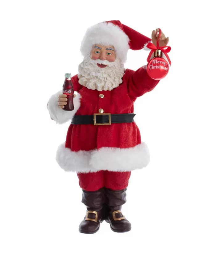 Boutique de Noël Santa'S Workshop*Table Ornament, Santa Claus And Coca Cola, Celebrating Christmas With A Red Ornament