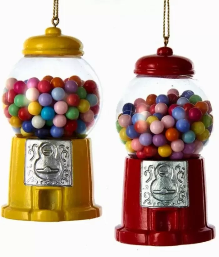 Boutique de Noël Mom'S Kitchen & Bakery*Tree Decoration, 3", Red Bubble Gum Machine
