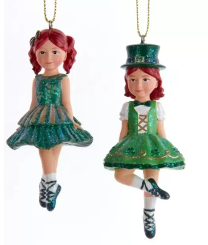 Boutique de Noël Family & Friends*Tree Ornament, Irish Traditional Dancer, Colleen, With Red Hair