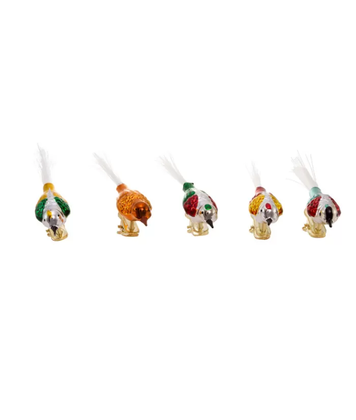 Sale Vintage Glass Bird Clip-On Ornaments Miscellaneous