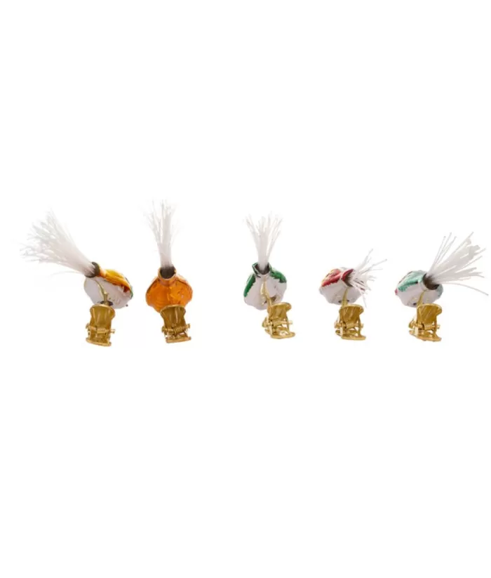 Boutique de Noël Glass Ball Boxes*Vintage Glass Bird Clip-On Ornaments